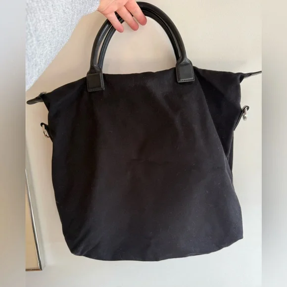 Want Black canvas Tote Bag - Picture 7 of 8